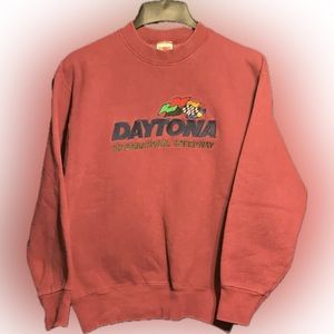 Vintage Daytona International Speedway 90s  Sweatshirt Sz Medium Burgundy